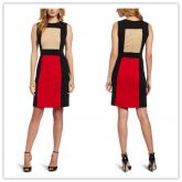 VESTIDO TRICOLOR