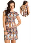 vestido estampado